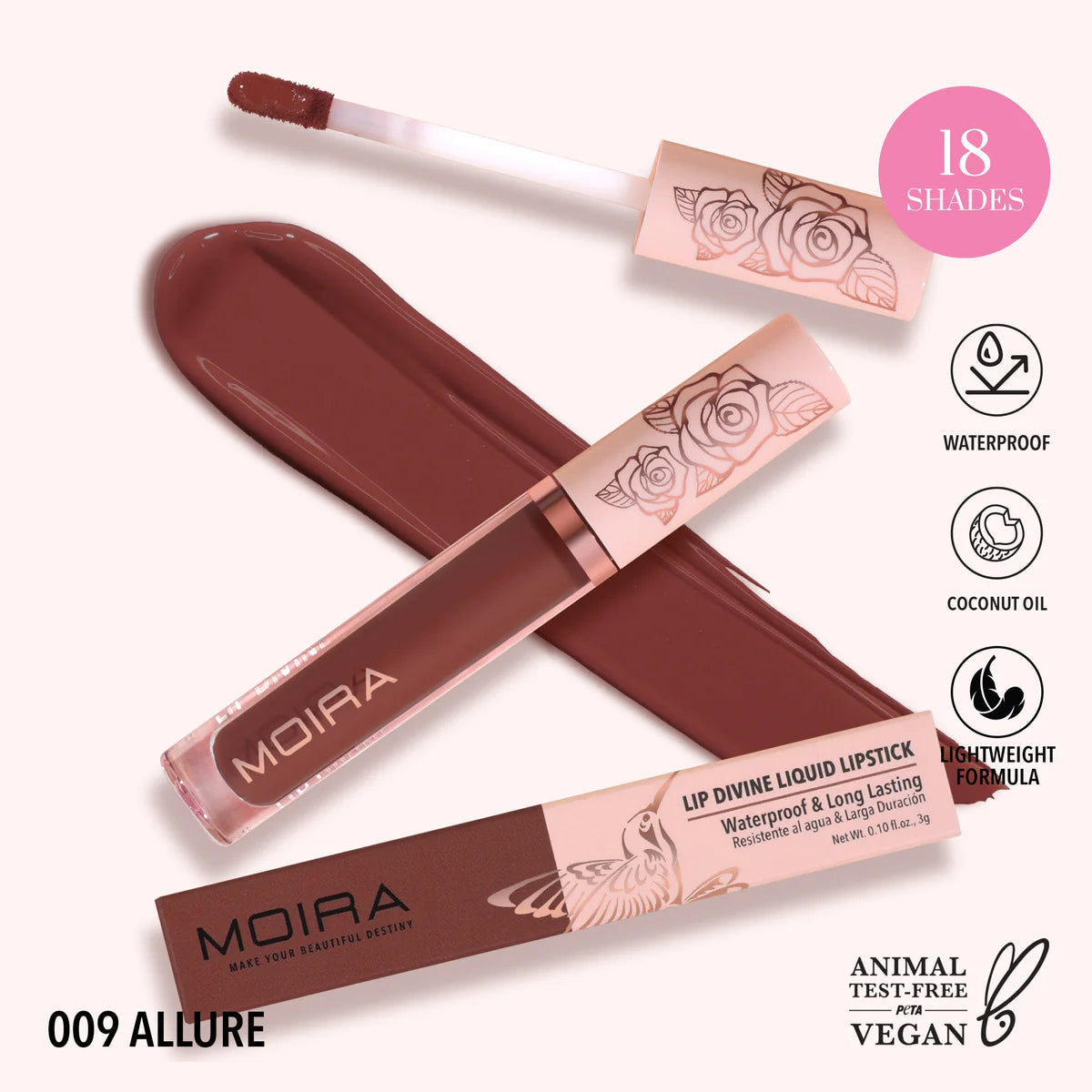 Moira Lip Divine Liquid Lipstick - (Alure)